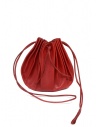 Borsetta M.A+ a conchiglia in pelle rossa con lacci B703 acquista online B703 MAVA 1.0 HIGH RISK RED