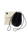 M.A+ black B703 shell bag with laces shop online bags