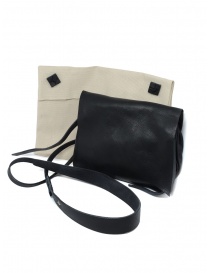 M.A+ black shoulder bag with flap
