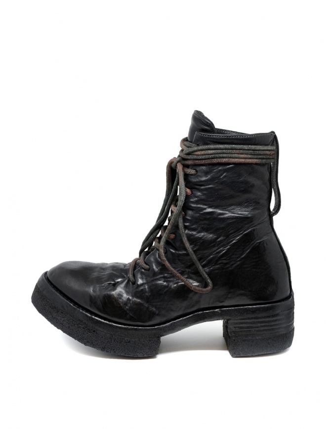 Carol Christian Poell AF/0906 laced black combat boots for women