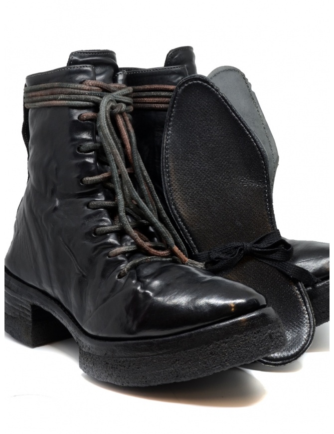 Carol Christian Poell AF/0906 laced black combat boots for women