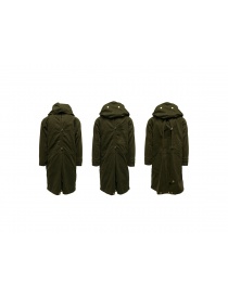 Kapital khaki coat with multiple closures price
