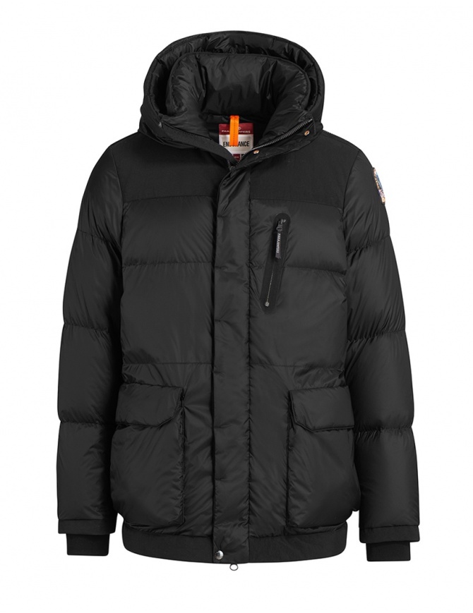 Parajumpers giacca Seiji nera con cappuccio PMJCKEN02 SEIJI PENCIL 710 giubbini uomo online shopping