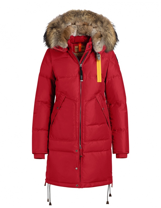 Parajumpers giacca Long Bear rosso scarlatto PWJCKMA33 LONG BEAR SCARLET723 giubbini donna online shopping