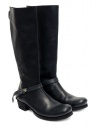 M.A+ stivali alti in pelle nera con fibbia e cerniera acquista online SW6C46Z-R VA 1.5 BLACK