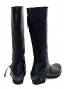 M.A+ stivali alti in pelle nera con fibbia e cerniera SW6C46Z-R VA 1.5 BLACK prezzo