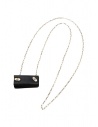 M.A+ silver necklace with mini accordion bag buy online A-BG4 VA 1.0 BLACK