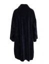 Casey Casey coat in dark blue velvet shop online womens coats