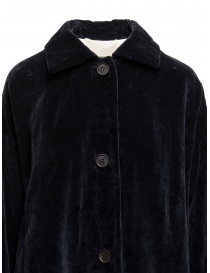 Cappotto Casey Casey in velluto blu scuro prezzo
