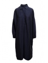 Casey Casey shirt dress in navy blue silk buy online 13FR283 DARK NAVY