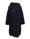 Plantation blue-black reversible poncho coat buy online PL99FA017 BLUE/BLACK