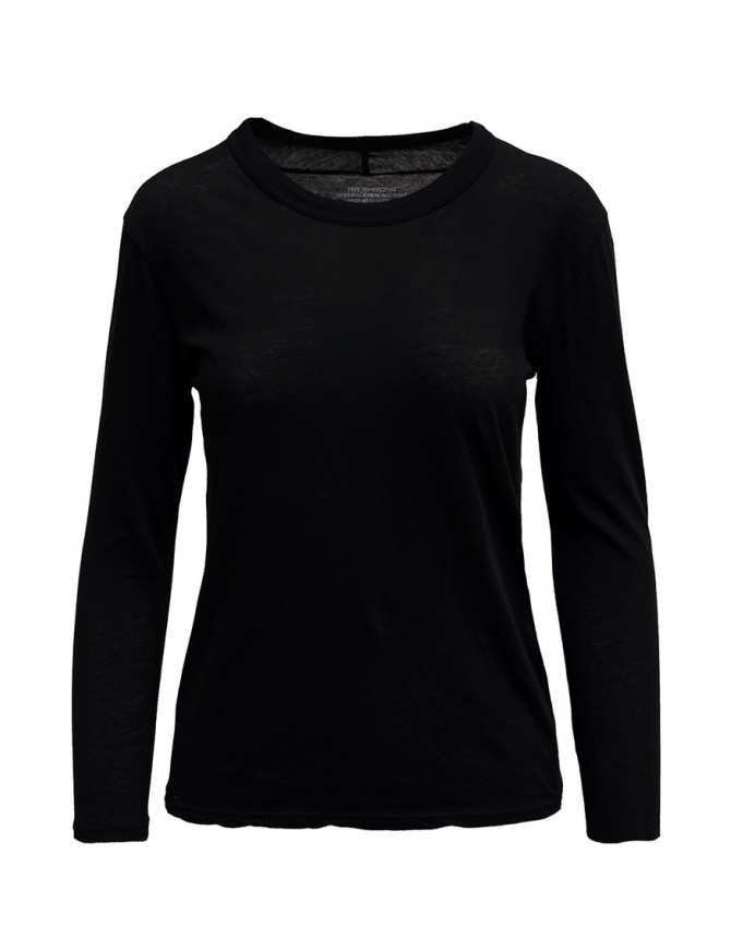 Zucca A Net Black Long Sleeve T Shirt For Women