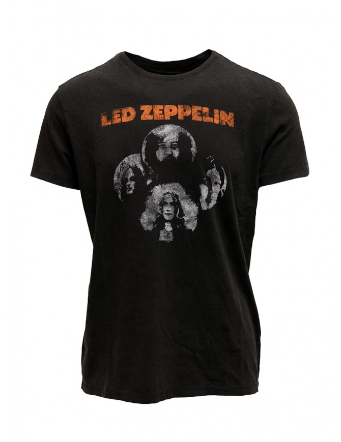 Led Zeppelin X John Varvatos T-shirt Led Zeppelin faces LZ-KGR4823V4B KW381 BLK 001 mens t shirts online shopping