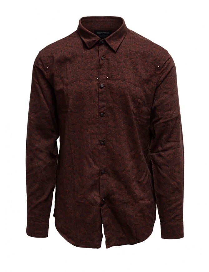 Led Zeppelin X John Varvatos clay red shirt LZ-W676V4 72KX RED 618 mens shirts online shopping
