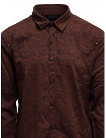Led Zeppelin X John Varvatos clay red shirt mens shirts buy online