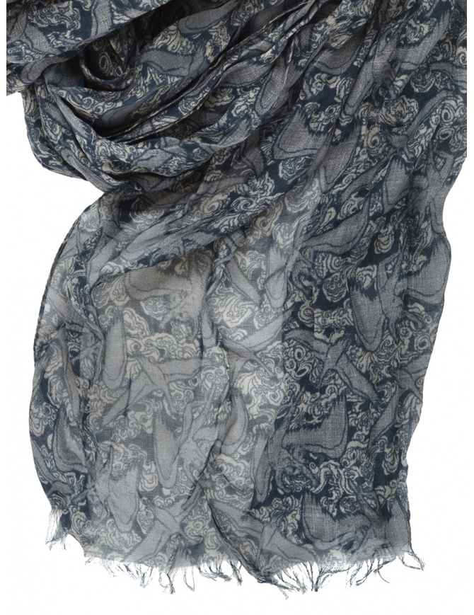 John Varvatos Led Zeppelin gray scarf Icarus swans