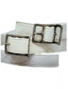 Carol Christian Poell double white belt AF/0982-IN PABER-PTC/01 price