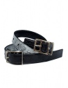 Carol Christian Poell black gray double belt buy online AF/0982-IN PABER-PTC/010