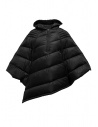 Yasmin Naqvi black cape down jacket buy online YNKD26 NERO