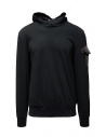 D.D.P. black hooded sweatshirt with shoulder pocket buy online UFJ001 FELPA UNISEX COTONE