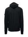D.D.P. black hooded sweatshirt with shoulder pocket UFJ001 FELPA UNISEX COTONE price