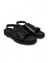 Adieu Type 140 black leather sandal buy online TYPE 140 POLIDO CALF