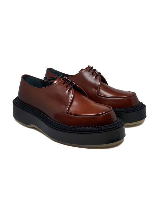 Adieu X Undercover Type 54C Mirror derby marroni dorate TYPE 54C MIRROR GOLD calzature uomo online shopping