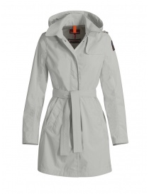 Parajumpers Avery giacca lunga impermeabile bianca PWJCKWI34 AVERY WHITE