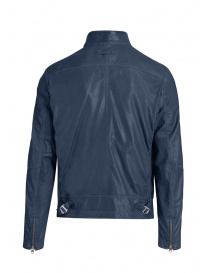Parajumpers Justin blue lamb leather jacket price