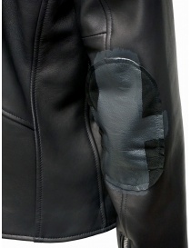 black brand leather jacket