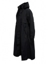 Cappotto Kapital nero con dettaglio fodera a fiorishop online cappotti donna
