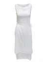 European Culture white sleeveless cotton dress buy online 18GU 7504 1101