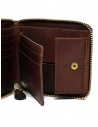 Slow Herbie small square brown leather wallet SO660G HERBIE SHORT RED BROWN price
