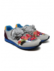 Kapital embroidered silver sneakers online