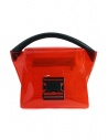 Zucca mini red bag in transparent PVC buy online ZU07AG268-21 RED