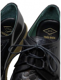 Adieu X Très Bien Type 141 black leather derby mens shoes price