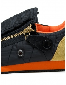 Kapital black sneaker with zippers and smiley buy online price