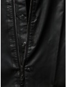 John Varvatos camicia gommata nera con cerniera e bottoni W532W1 73UJ BLK 001 acquista online