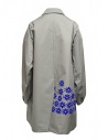 Kolor cappotto grigio in nylon con fiori blu 20SCL-C05101 GRAY prezzo