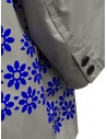 Kolor gray nylon coat with blue flowers price 20SCL-C05101 GRAY shop online