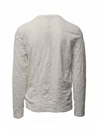 John Varvatos white crumpled cotton t-shirt