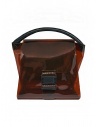 Zucca mini bag in transparent brown PVC buy online ZU07AG174-05 BROWN