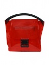 Zucca borsa rossa trasparente in PVC con tracolla acquista online ZU07AG174-21 RED
