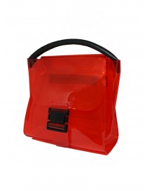Zucca borsa rossa trasparente in PVC con tracolla prezzo
