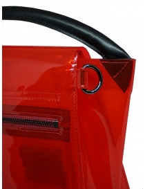 Zucca borsa rossa trasparente in PVC con tracolla borse acquista online