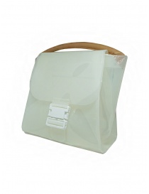Zucca borsa in PVC bianco trasparente con tracolla prezzo