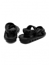 Trippen Embrace F black crossed sandals womens shoes buy online