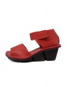 Trippen Scale F red leather sandals shop online womens shoes