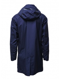 blue waterproof coat