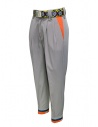 Kolor beige pants with colored belt shop online womens trousers